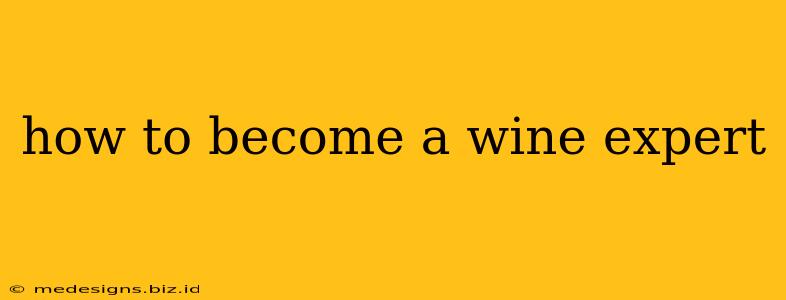 how to become a wine expert