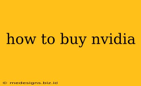 how to buy nvidia