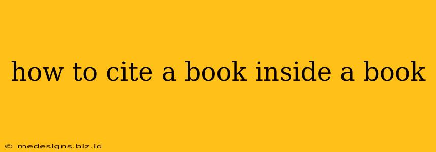 how to cite a book inside a book