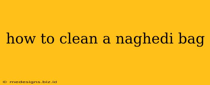 how to clean a naghedi bag