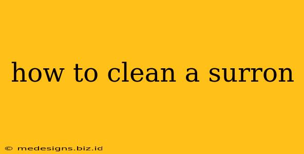 how to clean a surron