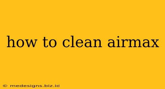 how to clean airmax