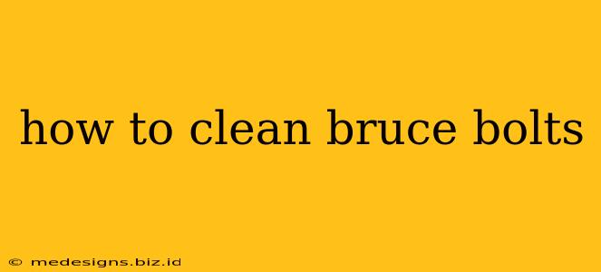 how to clean bruce bolts