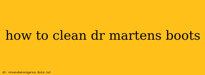 how to clean dr martens boots