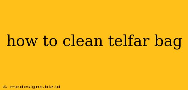 how to clean telfar bag
