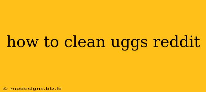 how to clean uggs reddit