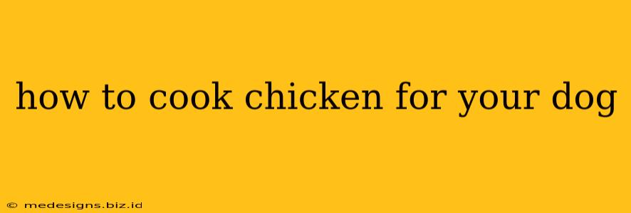 how to cook chicken for your dog
