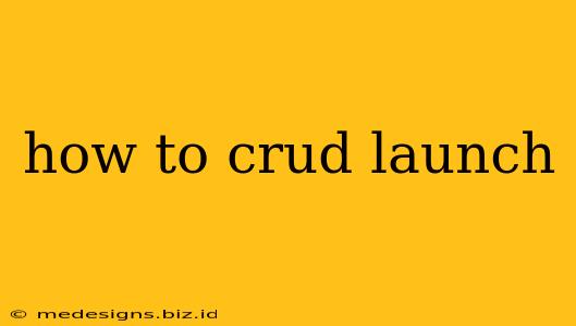 how to crud launch