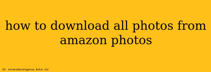 how to download all photos from amazon photos