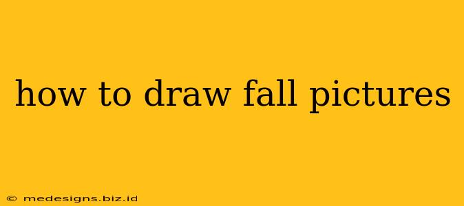 how to draw fall pictures