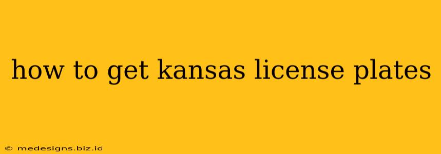 how to get kansas license plates