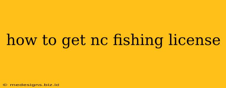 how to get nc fishing license