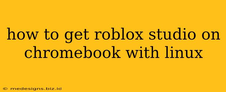 how to get roblox studio on chromebook with linux