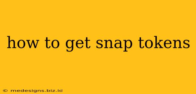 how to get snap tokens