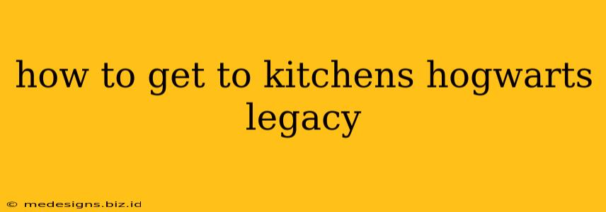 how to get to kitchens hogwarts legacy
