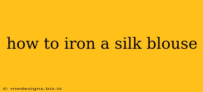 how to iron a silk blouse