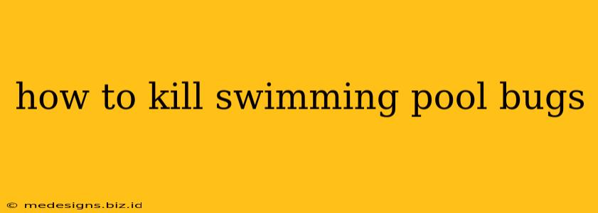 how to kill swimming pool bugs