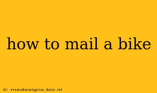 how to mail a bike