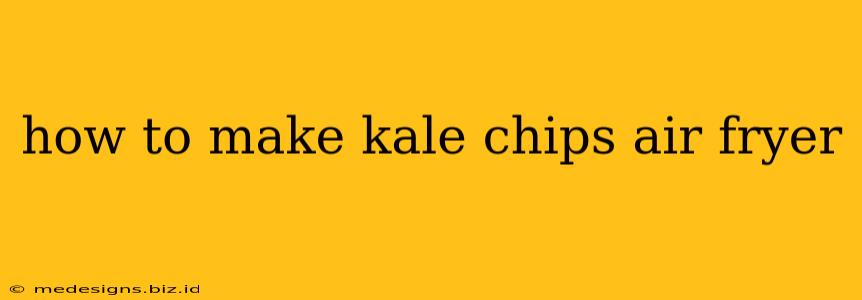how to make kale chips air fryer