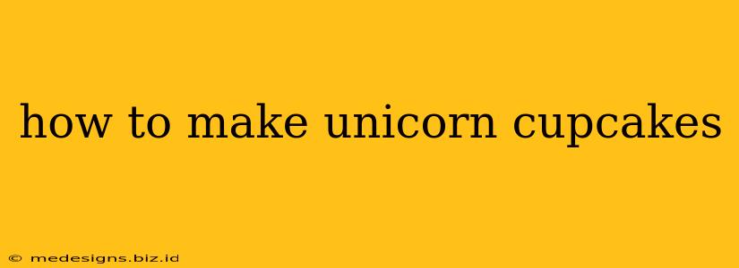 how to make unicorn cupcakes