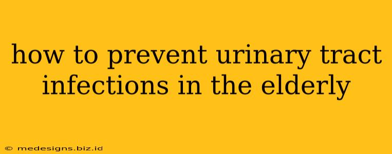 how to prevent urinary tract infections in the elderly