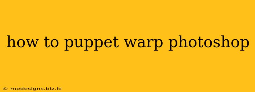 how to puppet warp photoshop