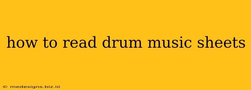 how to read drum music sheets