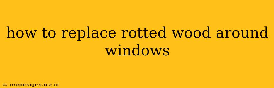 how to replace rotted wood around windows
