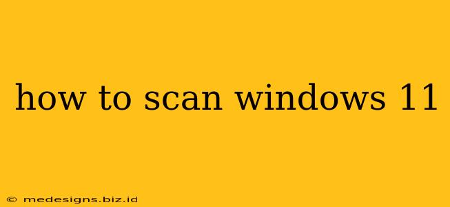 how to scan windows 11