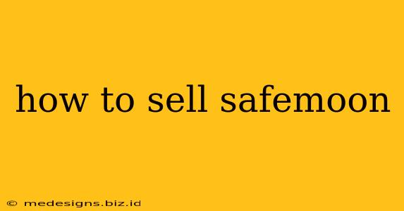 how to sell safemoon