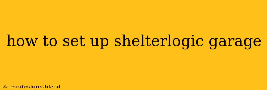 how to set up shelterlogic garage