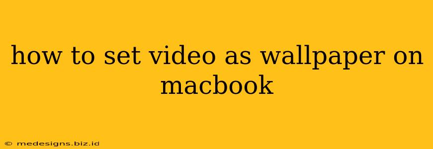 how to set video as wallpaper on macbook