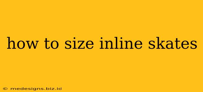 how to size inline skates