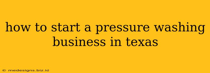 how to start a pressure washing business in texas