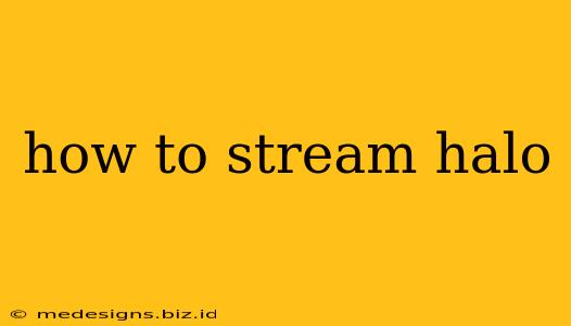 how to stream halo