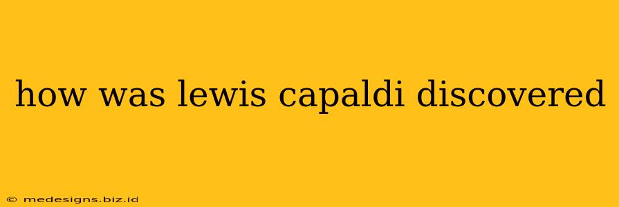 how was lewis capaldi discovered